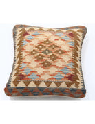 Pillows 1' 5" X 1' 5" Hand-Woven Wool Pillow 1' 5" X 1' 5" (43 X 43) / Multi / Multi