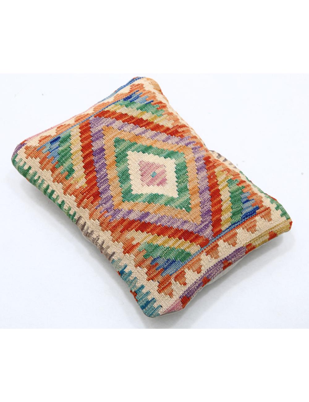 Pillows 1' 0" X 1' 5" Hand-Woven Wool Pillow 1' 0" X 1' 5" (30 X 43) / Multi / Multi