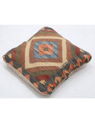 Pillows 1' 5" X 1' 5" Hand-Woven Wool Pillow 1' 5" X 1' 5" (43 X 43) / Multi / Multi