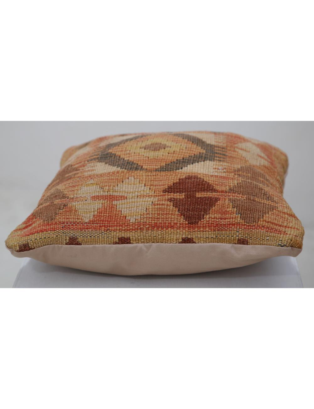 Pillows 1' 5" X 1' 5" Hand-Woven Wool Pillow 1' 5" X 1' 5" (43 X 43) / Multi / Multi