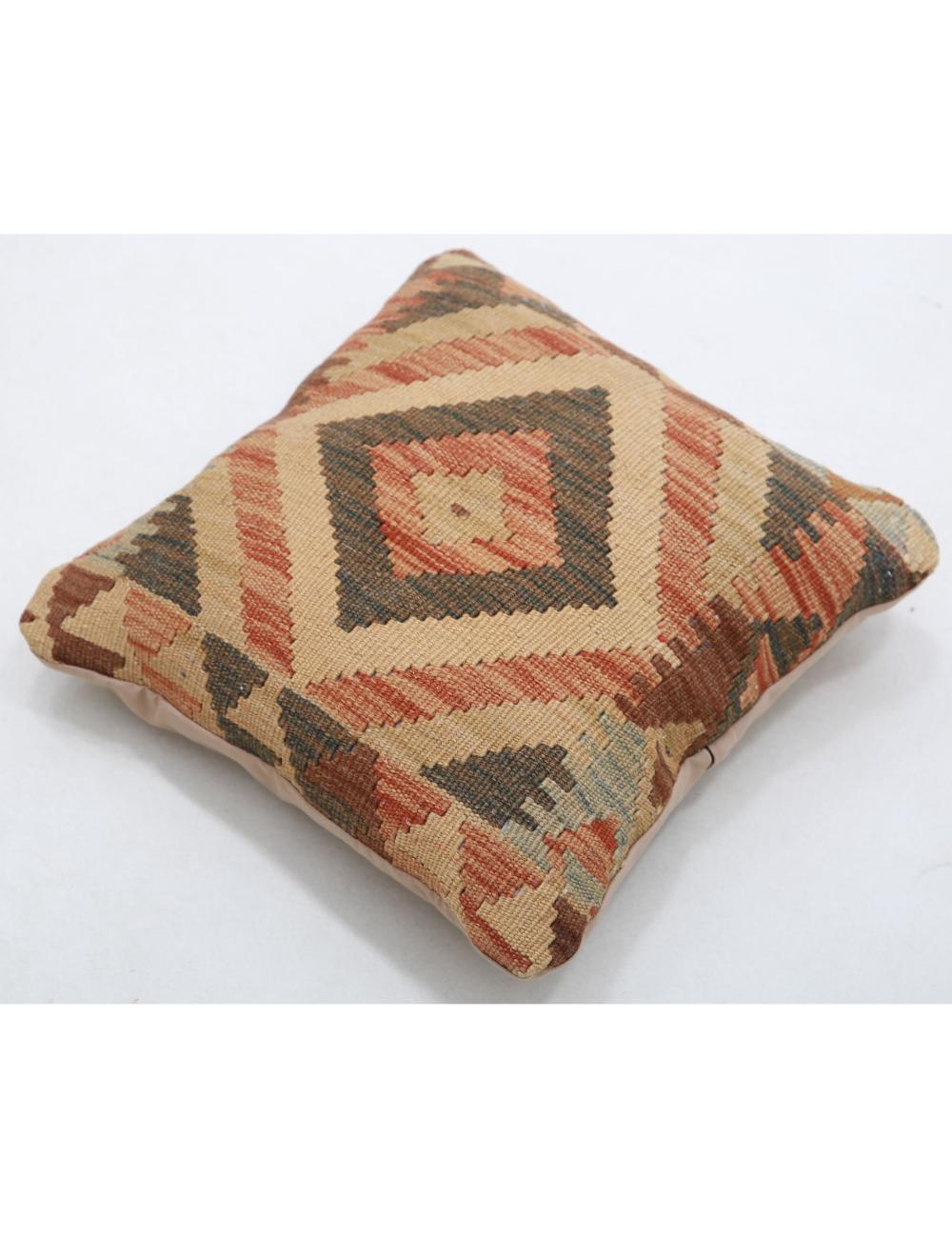 Pillows 1' 5" X 1' 5" Hand-Woven Wool Pillow 1' 5" X 1' 5" (43 X 43) / Multi / Multi