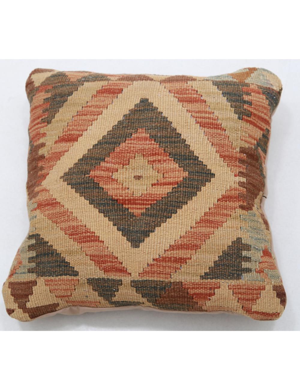 Pillows 1' 5" X 1' 5" Hand-Woven Wool Pillow 1' 5" X 1' 5" (43 X 43) / Multi / Multi