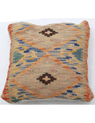 Pillows 1' 5" X 1' 5" Hand-Woven Wool Pillow 1' 5" X 1' 5" (43 X 43) / Multi / Multi