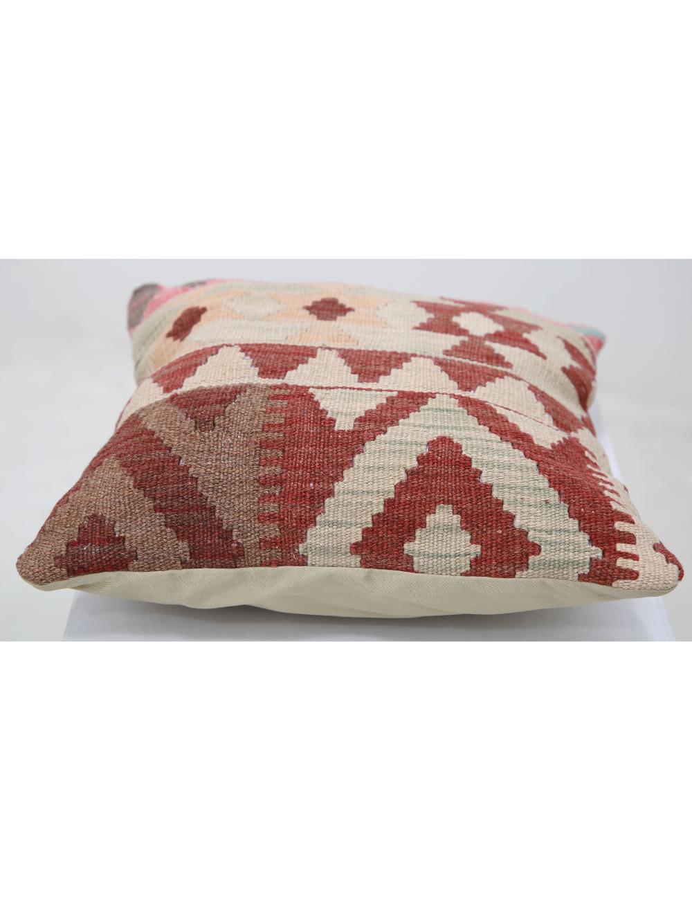 Pillows 1' 5" X 1' 5" Hand-Woven Wool Pillow 1' 5" X 1' 5" (43 X 43) / Multi / Multi