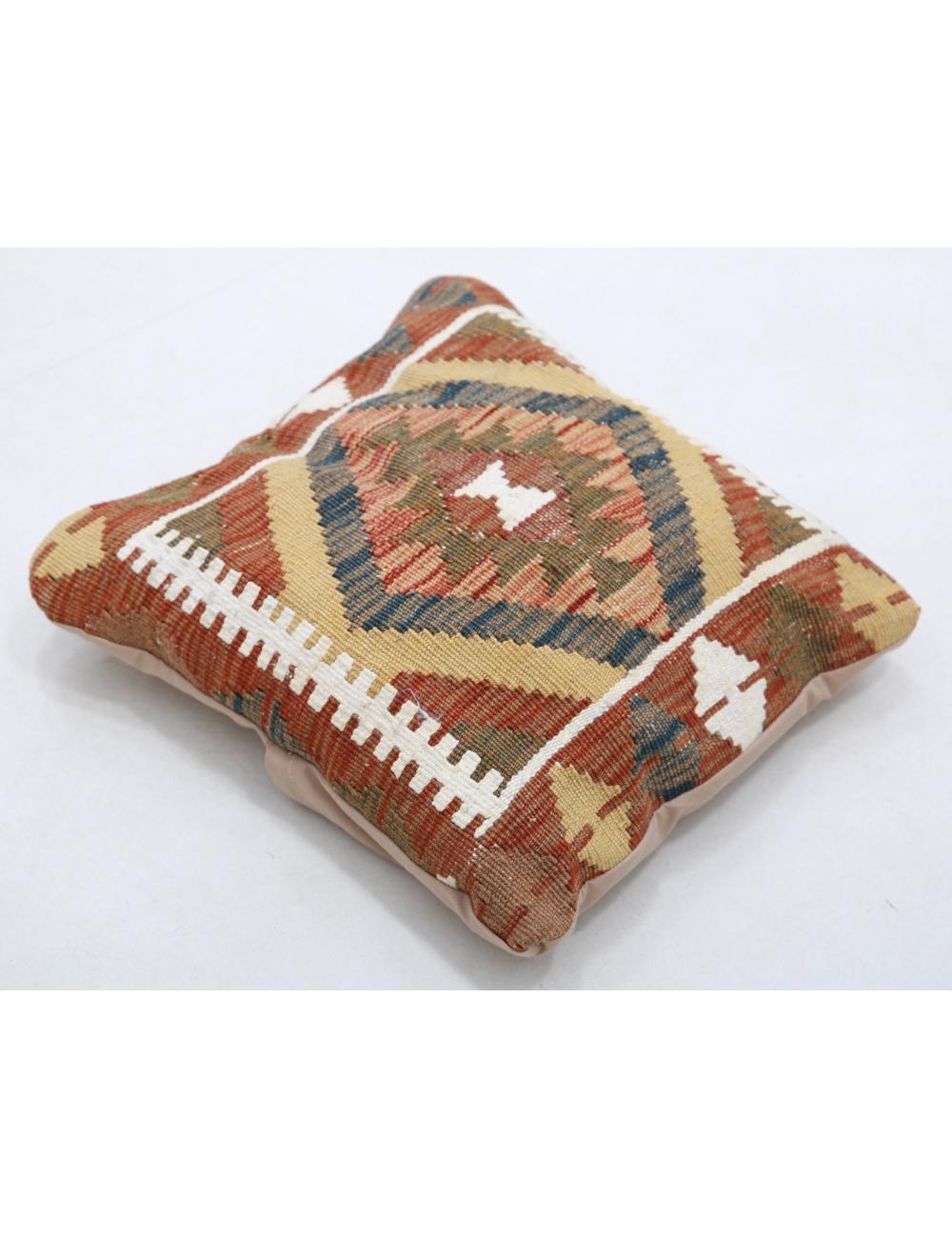 Pillows 1' 5" X 1' 5" Hand-Woven Wool Pillow 1' 5" X 1' 5" (43 X 43) / Multi / Multi