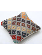 Pillows 1' 5" X 1' 5" Hand-Woven Wool Pillow 1' 5" X 1' 5" (43 X 43) / Multi / Multi