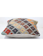 Pillows 1' 5" X 1' 5" Hand-Woven Wool Pillow 1' 5" X 1' 5" (43 X 43) / Multi / Multi