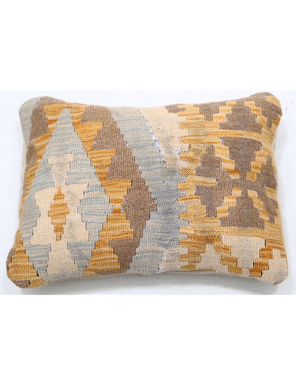 Pillows 1' 0" X 1' 5" Hand-Woven Wool Pillow 1' 0" X 1' 5" (30 X 43) / Multi / Multi