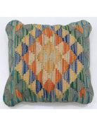 Pillows 1' 5" X 1' 5" Hand-Woven Wool Pillow 1' 5" X 1' 5" (43 X 43) / Multi / Multi