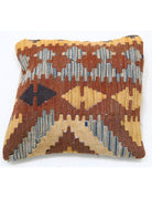 Pillows 1' 5" X 1' 5" Hand-Woven Wool Pillow 1' 5" X 1' 5" (43 X 43) / Multi / Multi