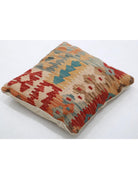 Pillows 1' 5" X 1' 5" Hand-Woven Wool Pillow 1' 5" X 1' 5" (43 X 43) / Multi / Multi