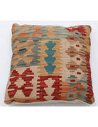 Pillows 1' 5" X 1' 5" Hand-Woven Wool Pillow 1' 5" X 1' 5" (43 X 43) / Multi / Multi