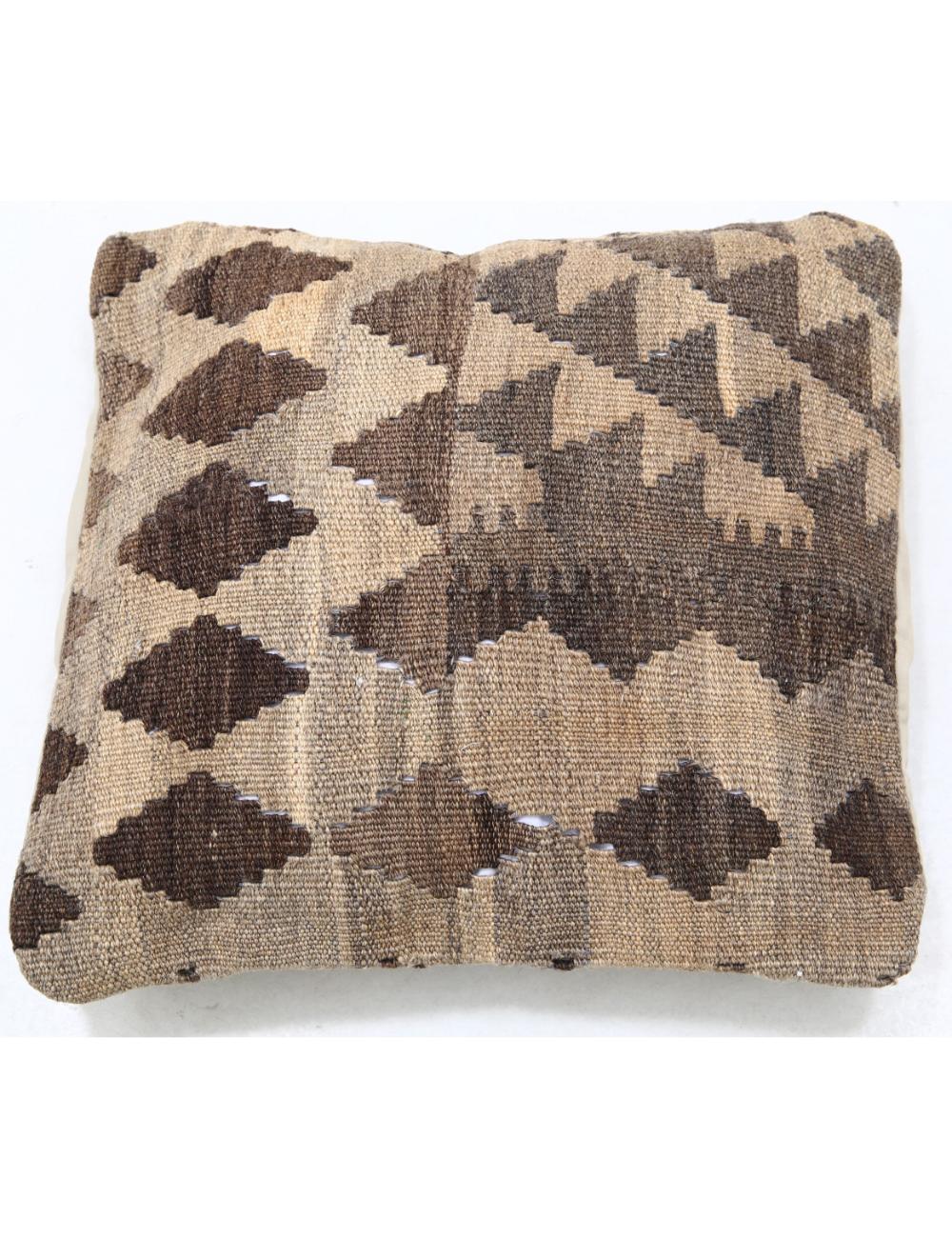 Pillows 1' 5" X 1' 5" Hand-Woven Wool Pillow 1' 5" X 1' 5" (43 X 43) / Multi / Multi