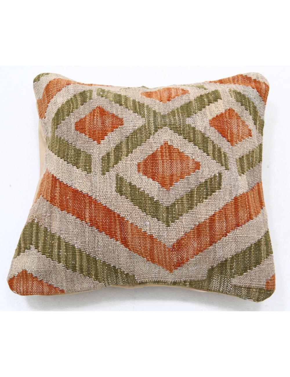 Pillows 1' 5" X 1' 5" Hand-Woven Wool Pillow 1' 5" X 1' 5" (43 X 43) / Multi / Multi