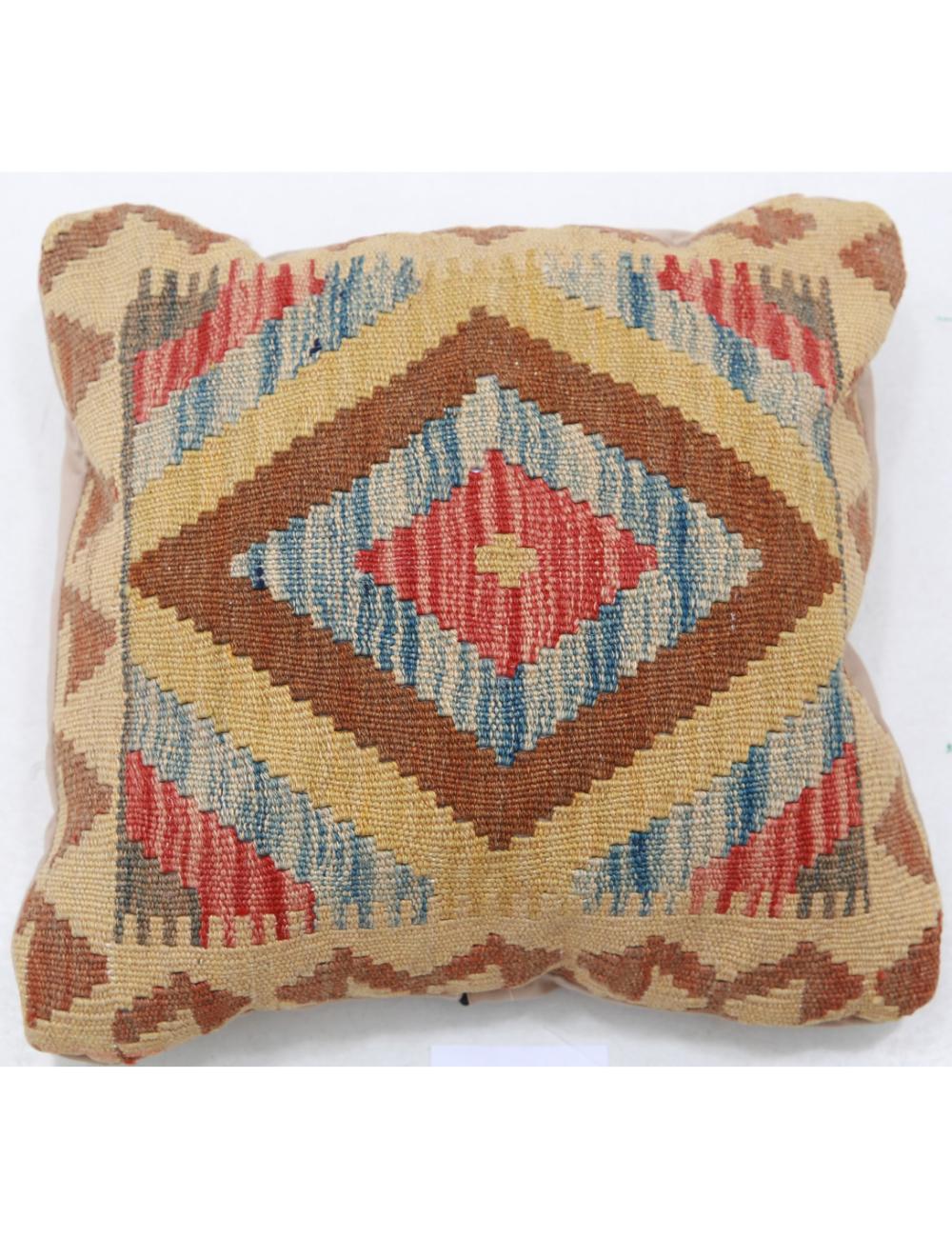 Pillows 1' 5" X 1' 5" Hand-Woven Wool Pillow 1' 5" X 1' 5" (43 X 43) / Multi / Multi