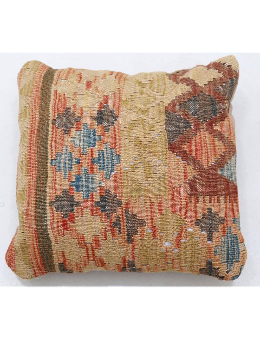 Pillows 1' 5" X 1' 5" Hand-Woven Wool Pillow 1' 5" X 1' 5" (43 X 43) / Multi / Multi