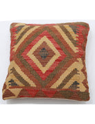 Pillows 1' 5" X 1' 5" Hand-Woven Wool Pillow 1' 5" X 1' 5" (43 X 43) / Multi / Multi