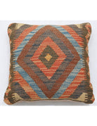 Pillows 1' 5" X 1' 5" Hand-Woven Wool Pillow 1' 5" X 1' 5" (43 X 43) / Multi / Multi