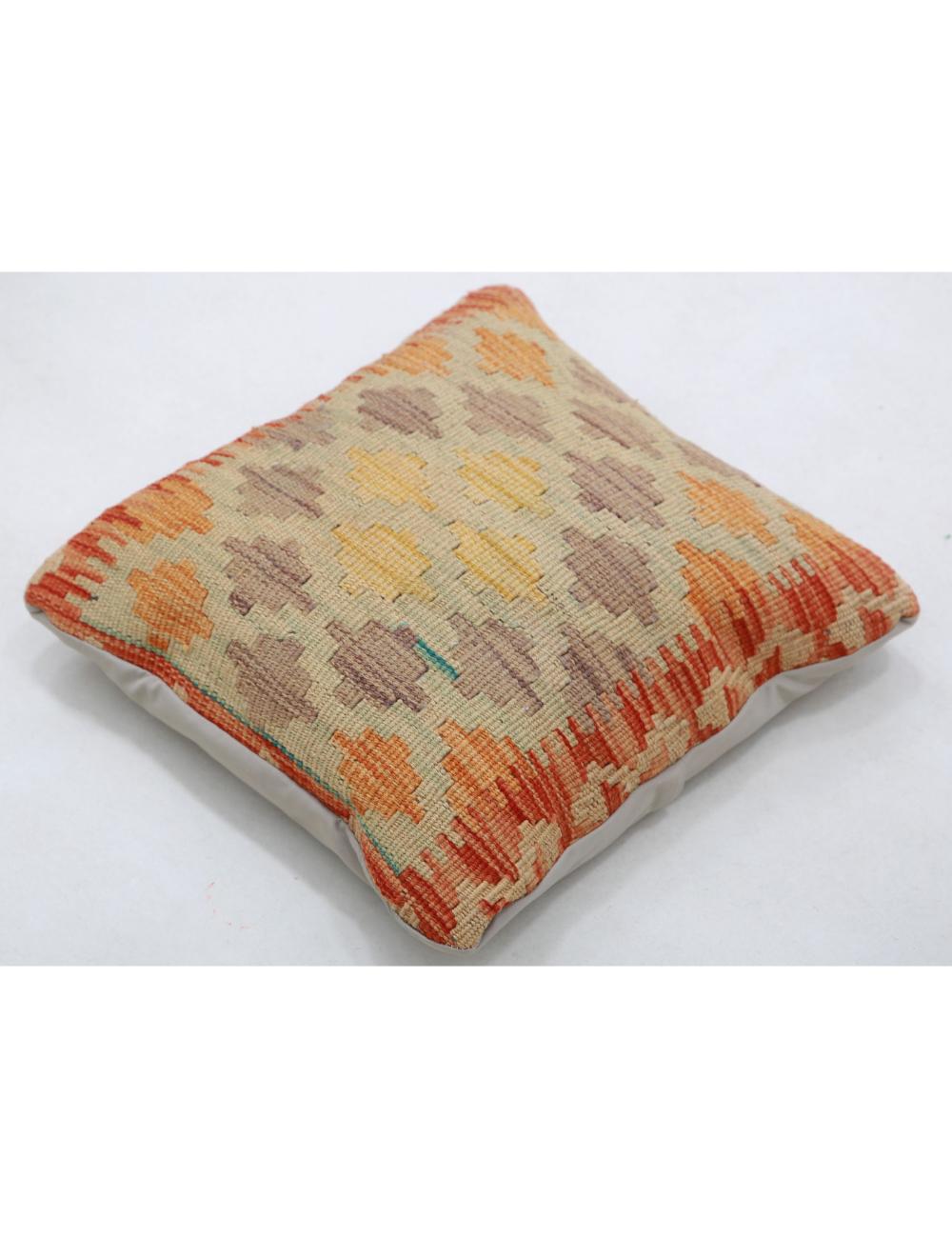 Pillows 1' 5" X 1' 5" Hand-Woven Wool Pillow 1' 5" X 1' 5" (43 X 43) / Multi / Multi