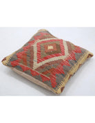 Pillows 1' 5" X 1' 5" Hand-Woven Wool Pillow 1' 5" X 1' 5" (43 X 43) / Multi / Multi