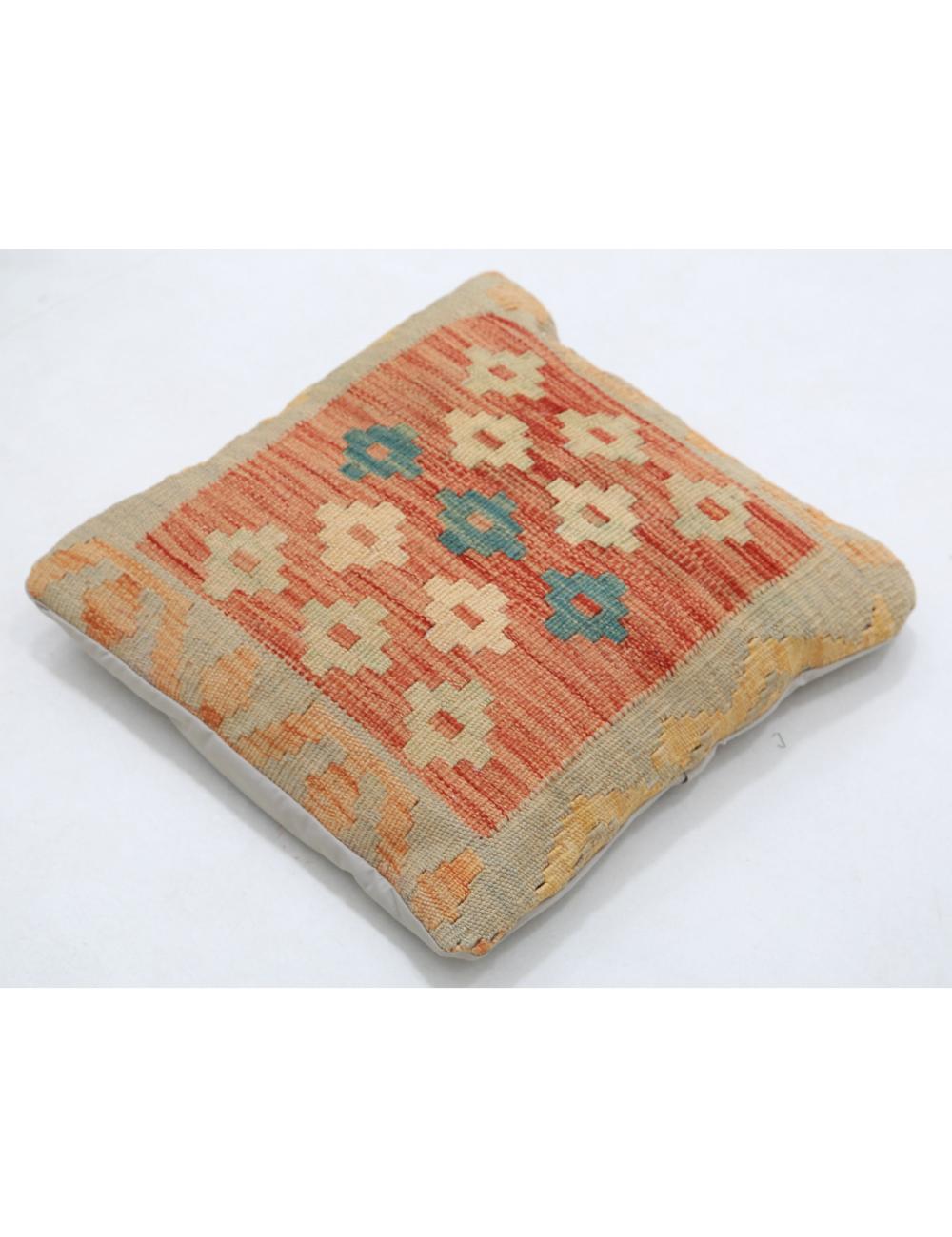 Pillows 1' 5" X 1' 5" Hand-Woven Wool Pillow 1' 5" X 1' 5" (43 X 43) / Multi / Multi