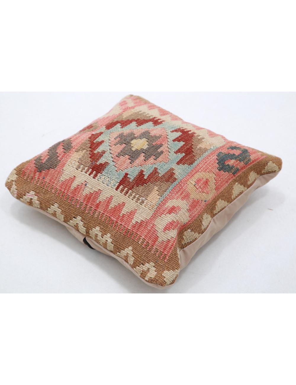 Pillows 1' 5" X 1' 5" Hand-Woven Wool Pillow 1' 5" X 1' 5" (43 X 43) / Multi / Multi