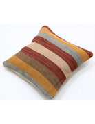 Pillows 1' 5" X 1' 5" Hand-Woven Wool Pillow 1' 5" X 1' 5" (43 X 43) / Multi / Multi