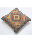 Pillows 1' 5" X 1' 5" Hand-Woven Wool Pillow 1' 5" X 1' 5" (43 X 43) / Multi / Multi