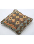 Pillows 1' 5" X 1' 5" Hand-Woven Wool Pillow 1' 5" X 1' 5" (43 X 43) / Multi / Multi