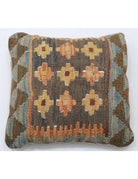 Pillows 1' 5" X 1' 5" Hand-Woven Wool Pillow 1' 5" X 1' 5" (43 X 43) / Multi / Multi