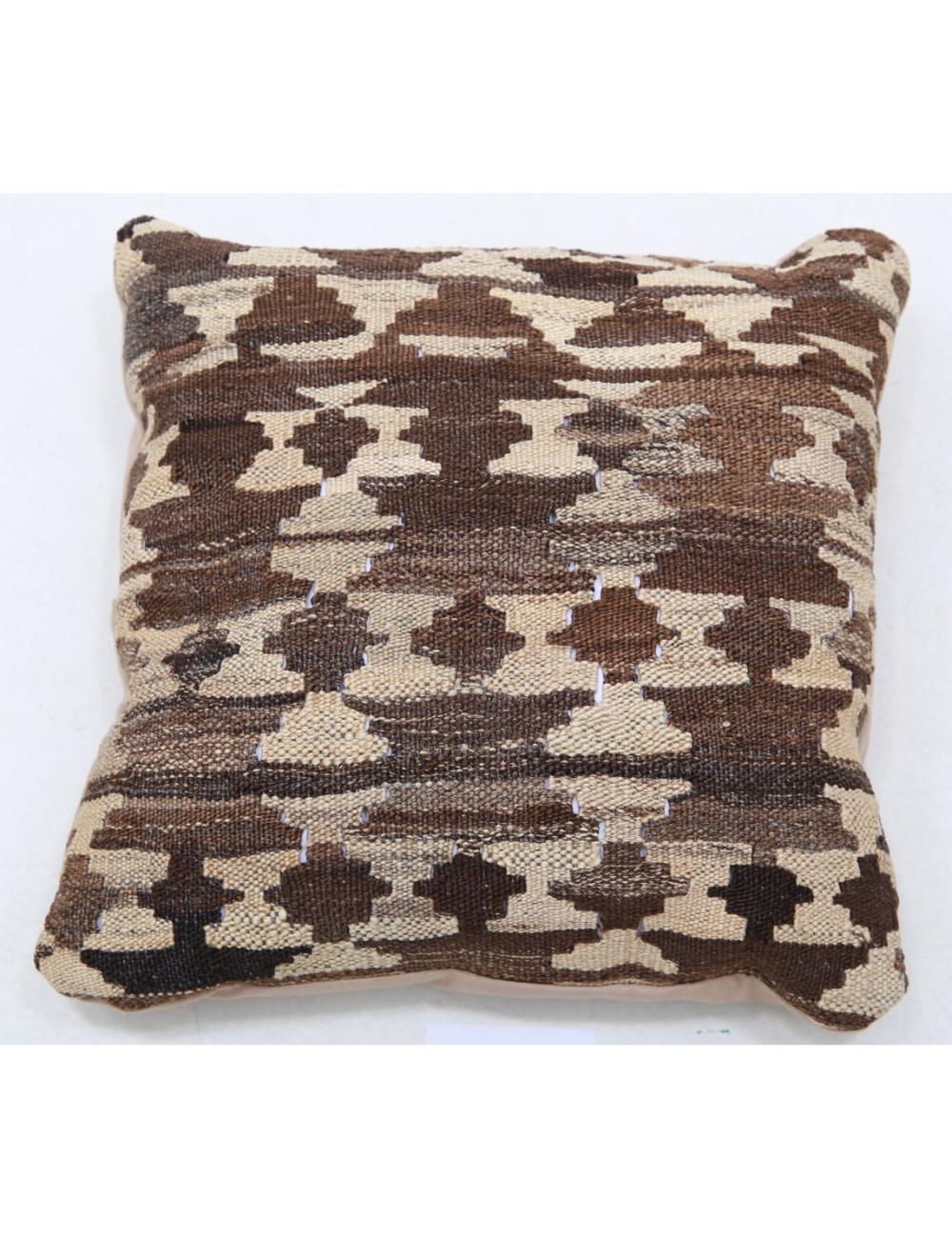 Pillows 1' 5" X 1' 5" Hand-Woven Wool Pillow 1' 5" X 1' 5" (43 X 43) / Multi / Multi