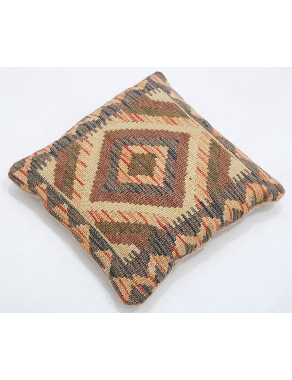 Pillows 1' 5" X 1' 5" Hand-Woven Wool Pillow 1' 5" X 1' 5" (43 X 43) / Multi / Multi