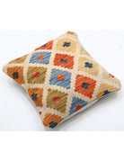 Pillows 1' 5" X 1' 5" Hand-Woven Wool Pillow 1' 5" X 1' 5" (43 X 43) / Multi / Multi