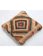 Pillows 1' 5" X 1' 5" Hand-Woven Wool Pillow 1' 5" X 1' 5" (43 X 43) / Multi / Multi