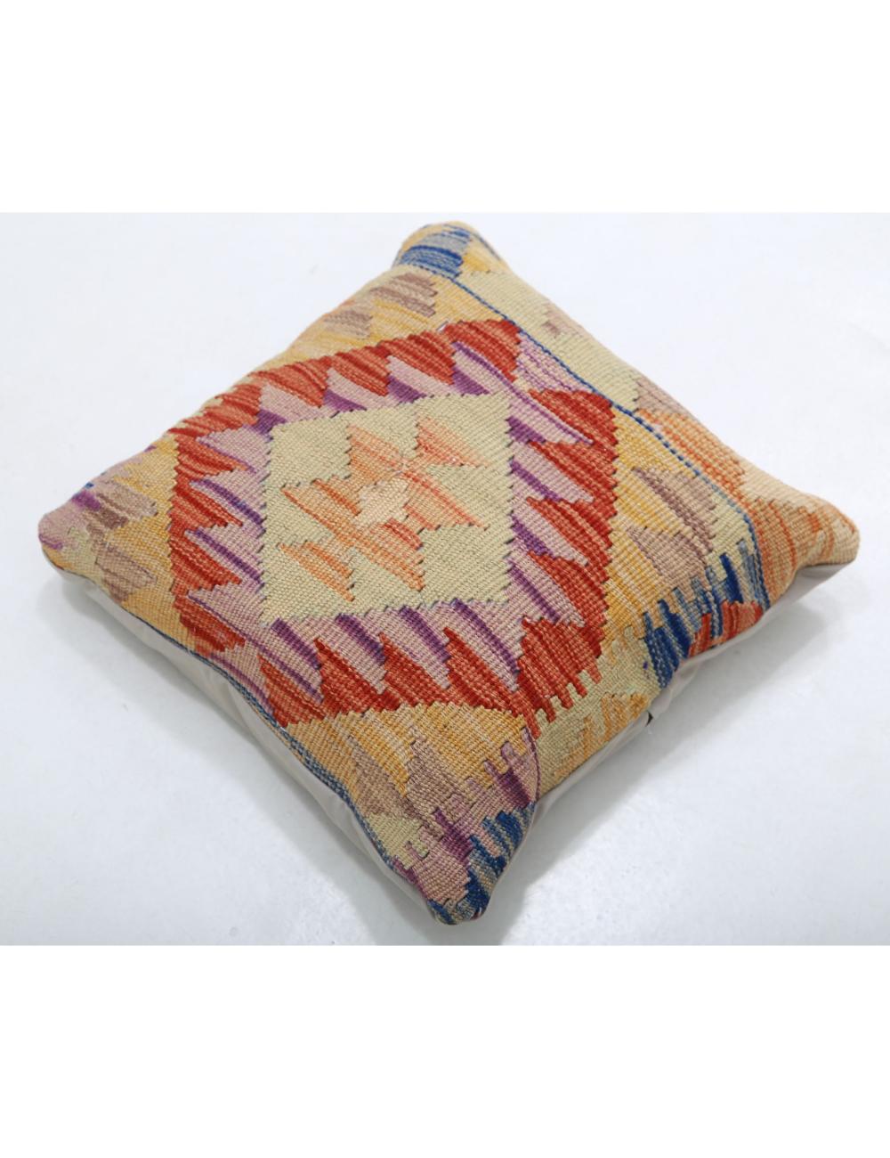 Pillows 1' 5" X 1' 5" Hand-Woven Wool Pillow 1' 5" X 1' 5" (43 X 43) / Multi / Multi