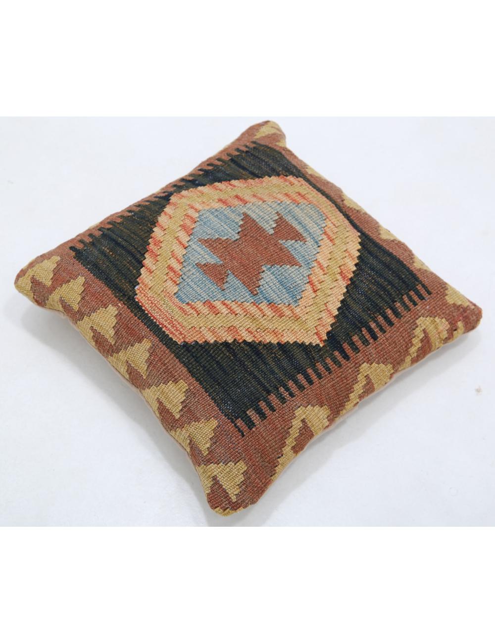 Pillows 1' 5" X 1' 5" Hand-Woven Wool Pillow 1' 5" X 1' 5" (43 X 43) / Multi / Multi