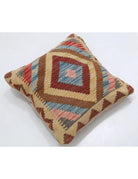 Pillows 1' 5" X 1' 5" Hand-Woven Wool Pillow 1' 5" X 1' 5" (43 X 43) / Multi / Multi