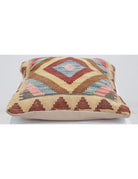 Pillows 1' 5" X 1' 5" Hand-Woven Wool Pillow 1' 5" X 1' 5" (43 X 43) / Multi / Multi