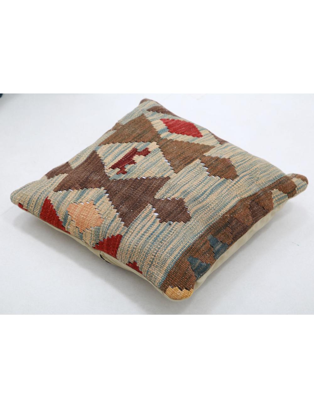 Pillows 1' 5" X 1' 5" Hand-Woven Wool Pillow 1' 5" X 1' 5" (43 X 43) / Multi / Multi