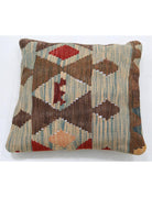 Pillows 1' 5" X 1' 5" Hand-Woven Wool Pillow 1' 5" X 1' 5" (43 X 43) / Multi / Multi