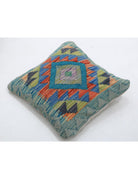 Pillows 1' 5" X 1' 5" Hand-Woven Wool Pillow 1' 5" X 1' 5" (43 X 43) / Multi / Multi