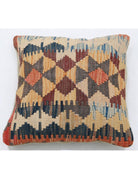 Pillows 1' 5" X 1' 5" Hand-Woven Wool Pillow 1' 5" X 1' 5" (43 X 43) / Multi / Multi