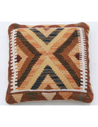 Pillows 1' 5" X 1' 5" Hand-Woven Wool Pillow 1' 5" X 1' 5" (43 X 43) / Multi / Multi