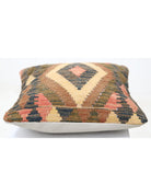 Pillows 1' 5" X 1' 5" Hand-Woven Wool Pillow 1' 5" X 1' 5" (43 X 43) / Multi / Multi