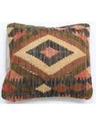 Pillows 1' 5" X 1' 5" Hand-Woven Wool Pillow 1' 5" X 1' 5" (43 X 43) / Multi / Multi