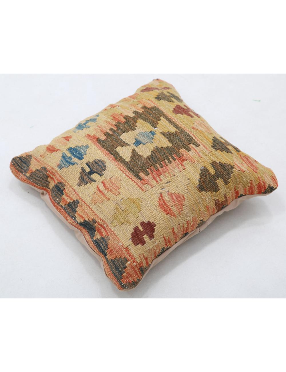 Pillows 1' 5" X 1' 5" Hand-Woven Wool Pillow 1' 5" X 1' 5" (43 X 43) / Multi / Multi