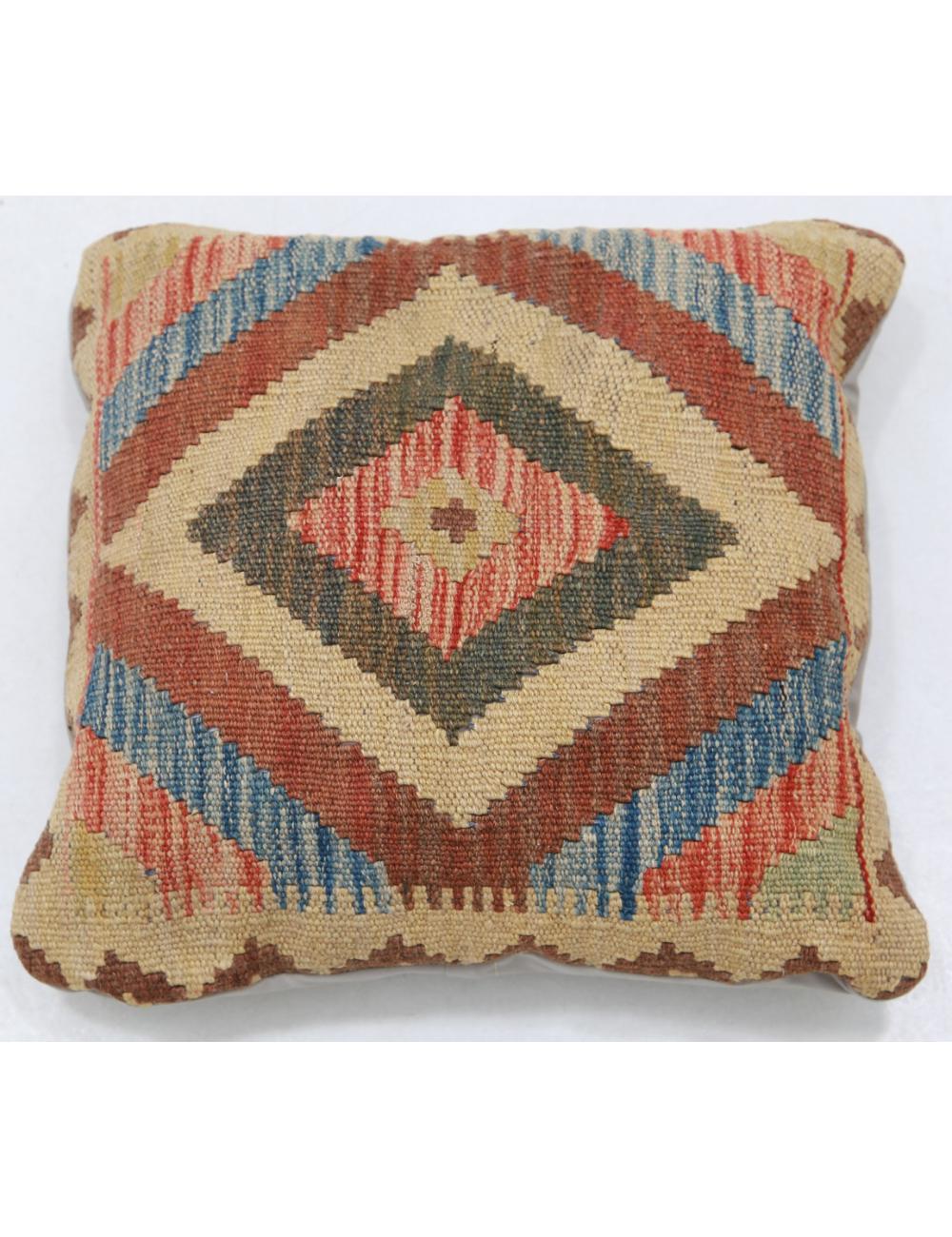 Pillows 1' 5" X 1' 5" Hand-Woven Wool Pillow 1' 5" X 1' 5" (43 X 43) / Multi / Multi