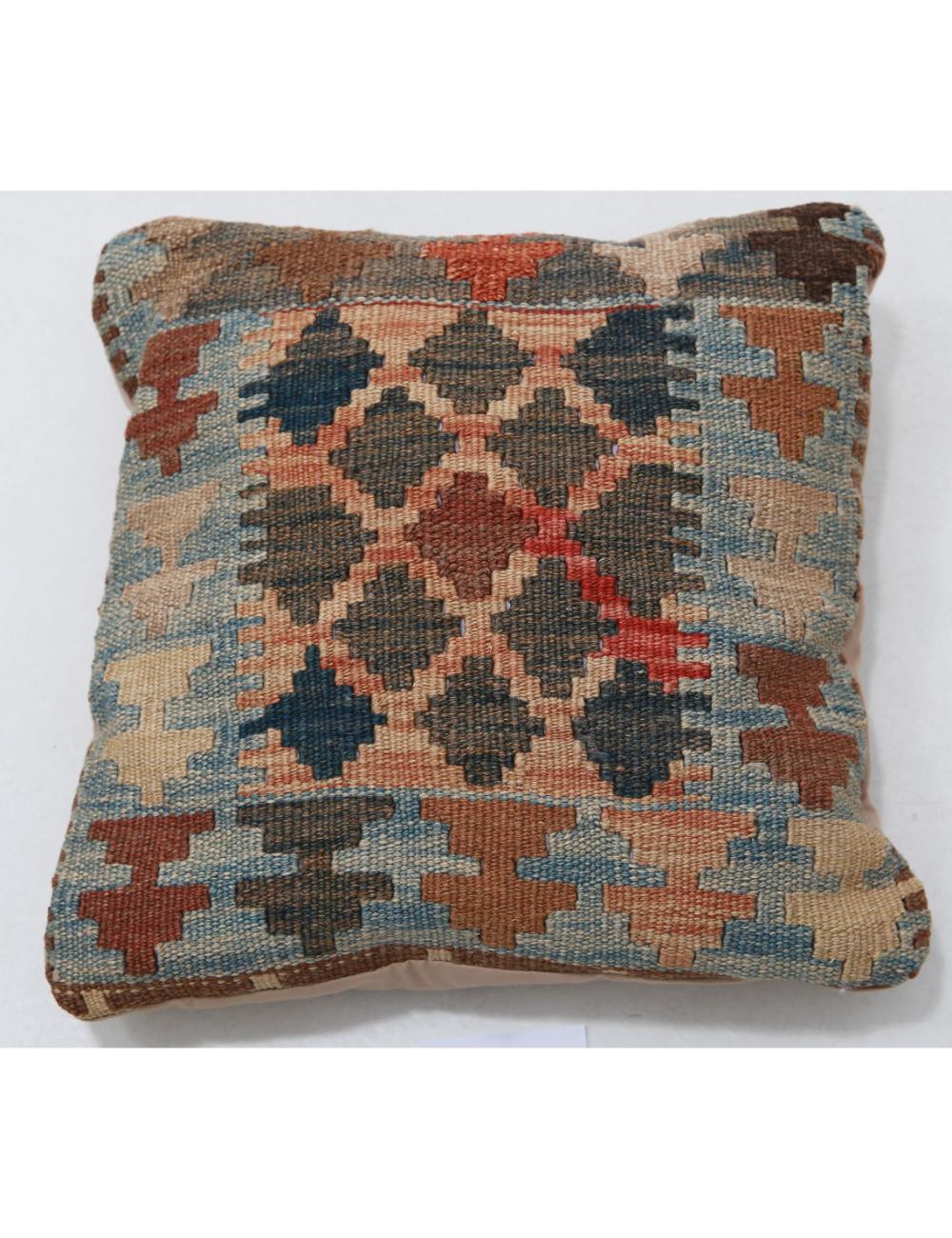 Pillows 1' 0" X 1' 0" Hand-Woven Wool Pillow 1' 0" X 1' 0" (30 X 30) / Multi / Multi