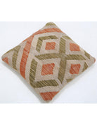 Pillows 1' 5" X 1' 5" Hand-Woven Wool Pillow 1' 5" X 1' 5" (43 X 43) / Multi / Multi