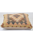 Pillows 1' 5" X 1' 5" Hand-Woven Wool Pillow 1' 5" X 1' 5" (43 X 43) / Multi / Multi